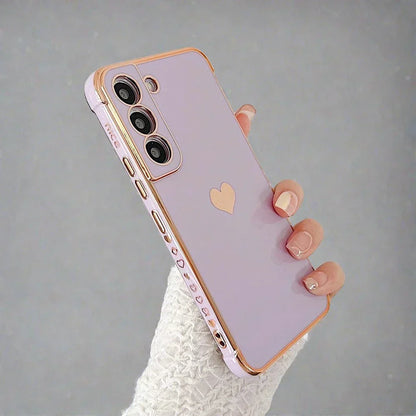 LZINA™ | Samsung phone cases | Luxurious, shock-resistant, plated square case