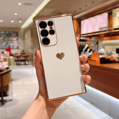 LZINA™ | Samsung phone cases | Luxurious, shock-resistant, plated square case