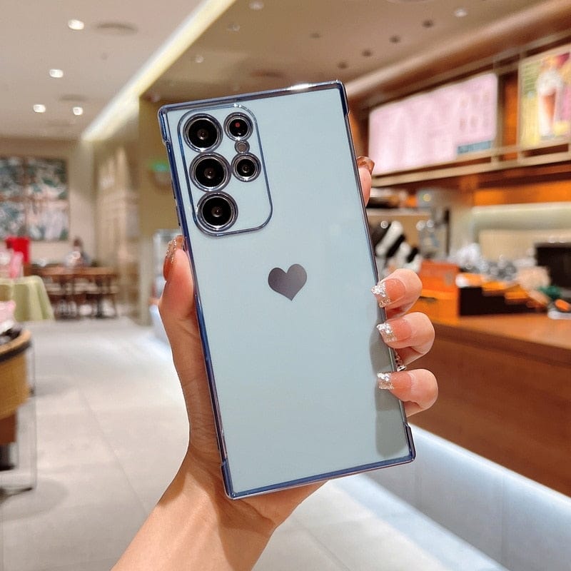 LZINA™ | Samsung phone cases | Luxurious, shock-resistant, plated square case