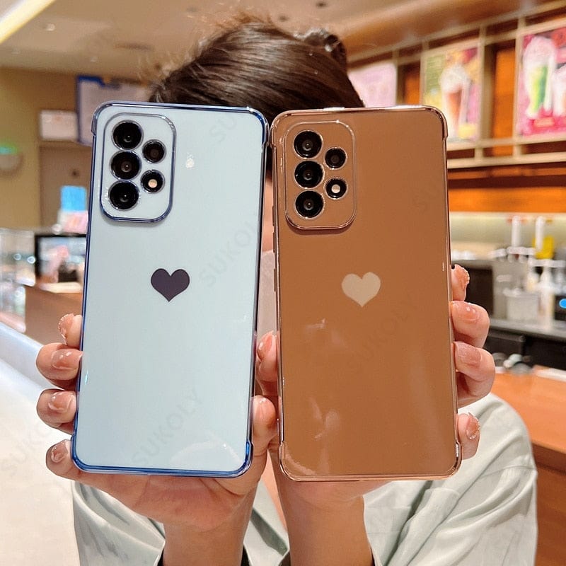 LZINA™ | Samsung phone cases | Luxurious, shock-resistant, plated square case