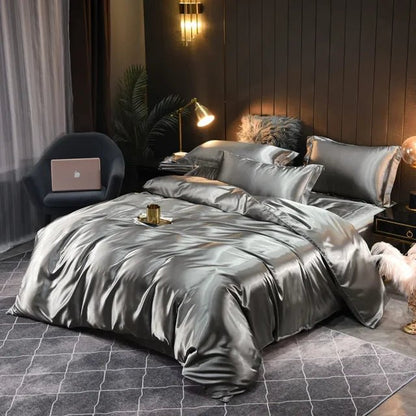 BowLift | SILKCOMFORT – Luxurious 100% Silk Duvet Cover for Ultimate Comfort