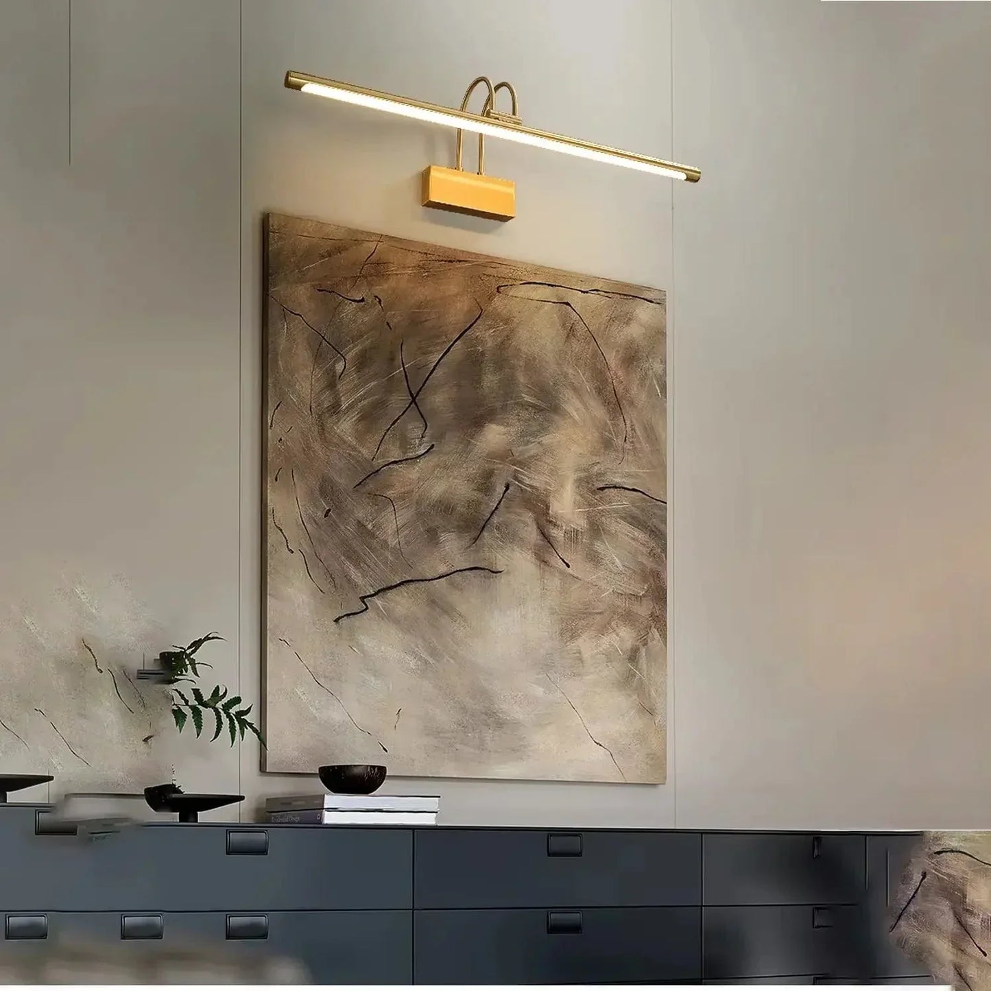 BowLift: Sleek, Modern Minimalist Picture Light for Art and Photos