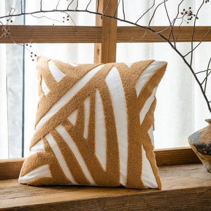 BowLift | Nordic Style ins Living Room Sofa Cover | Simple Geometric Jacquard Soft and Comfortable Pillowcase