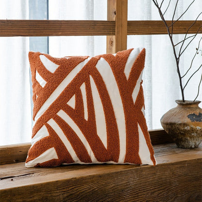 BowLift | Nordic Style ins Living Room Sofa Cover | Simple Geometric Jacquard Soft and Comfortable Pillowcase