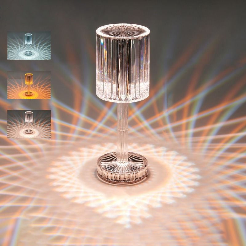 BowLift Touch-Activated Gatsby Crystal Lamp