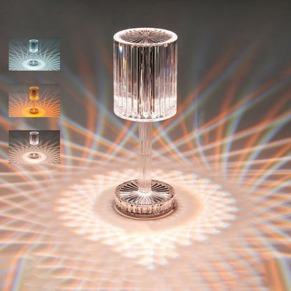 BowLift Touch-Activated Gatsby Crystal Lamp