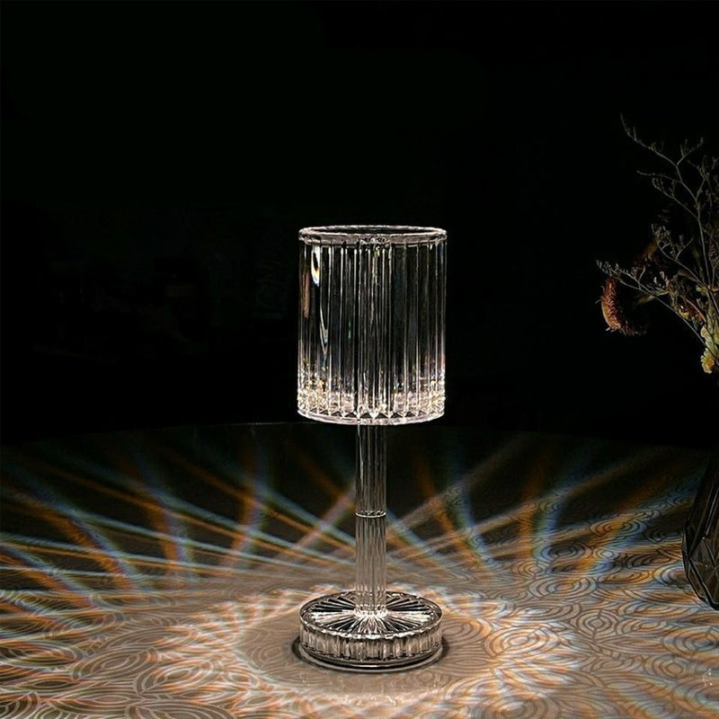 BowLift Touch-Activated Gatsby Crystal Lamp