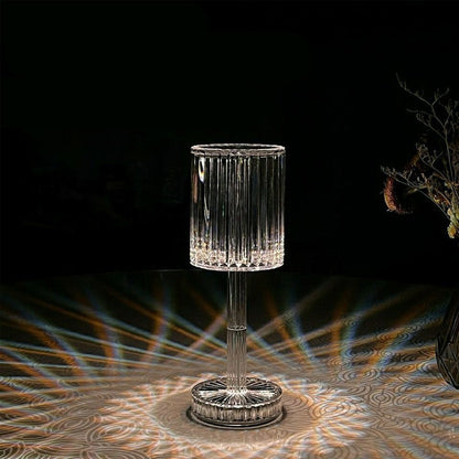 BowLift Touch-Activated Gatsby Crystal Lamp