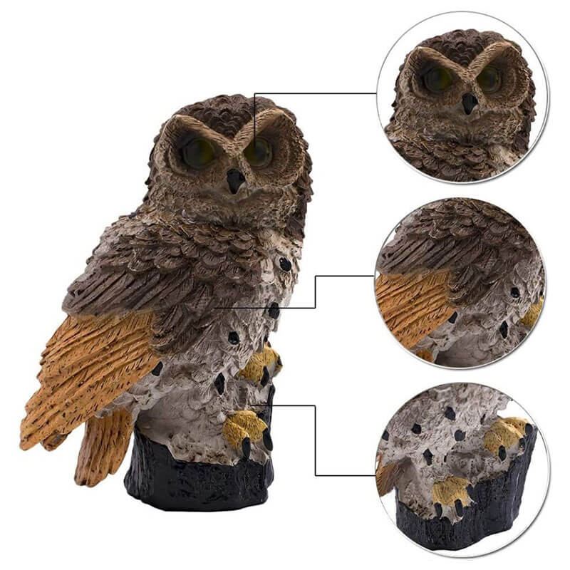 LZINA™ | Barter | Garden lamp owls with solar energy