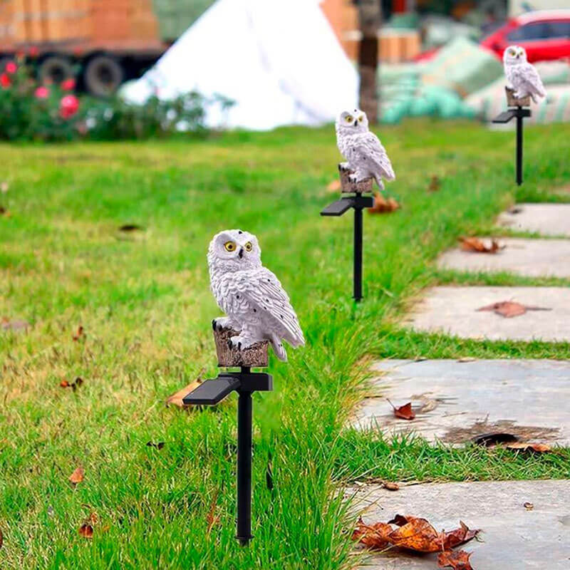 LZINA™ | Barter | Garden lamp owls with solar energy