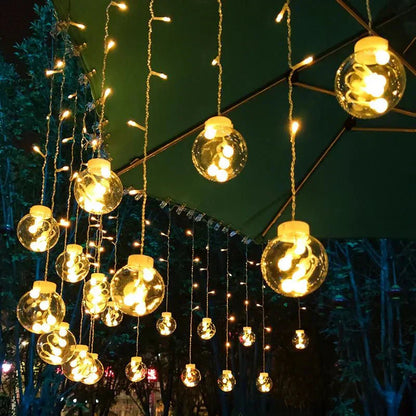 LZINA™ | String Lights – Solar Pendant – elegant design – solar powered