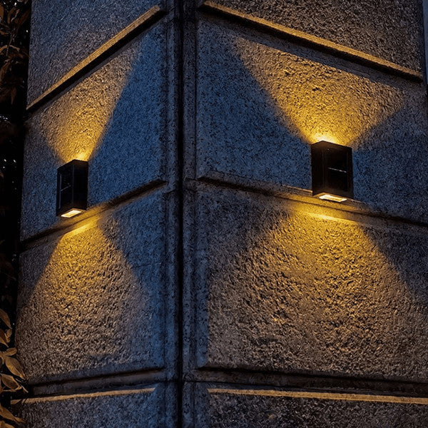 LZINA™ | Wireless LED Solar Wall Lights Deluxe | Efficient and Cost-Saving Outdoor Lighting