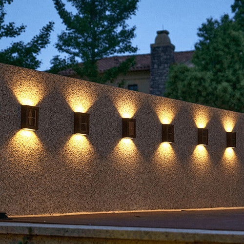 LZINA™ | Wireless LED Solar Wall Lights Deluxe | Efficient and Cost-Saving Outdoor Lighting