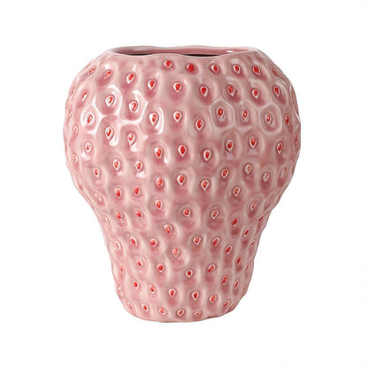 LZINA™ | Strawberry-structured ceramic vase