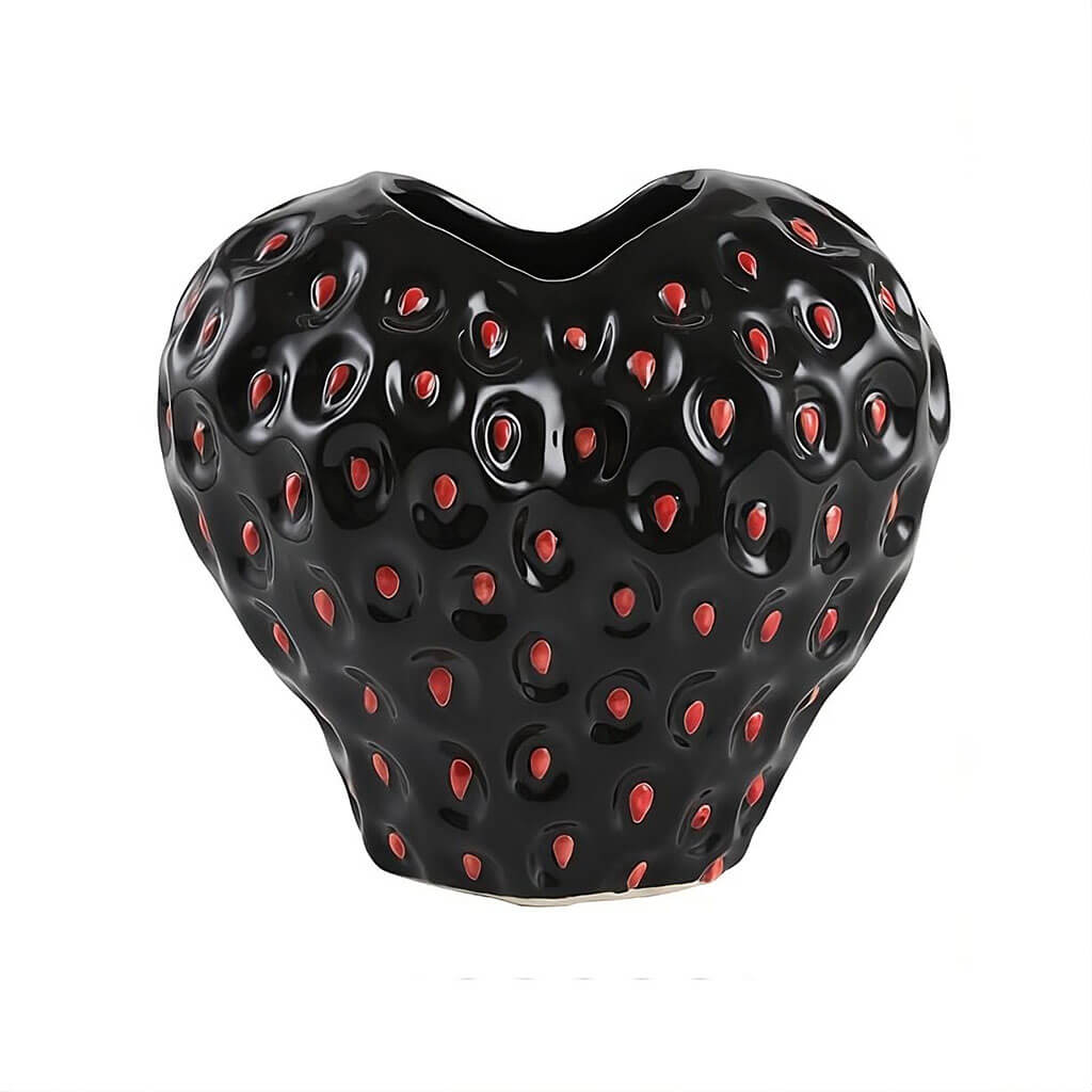 LZINA™ | Strawberry-structured ceramic vase