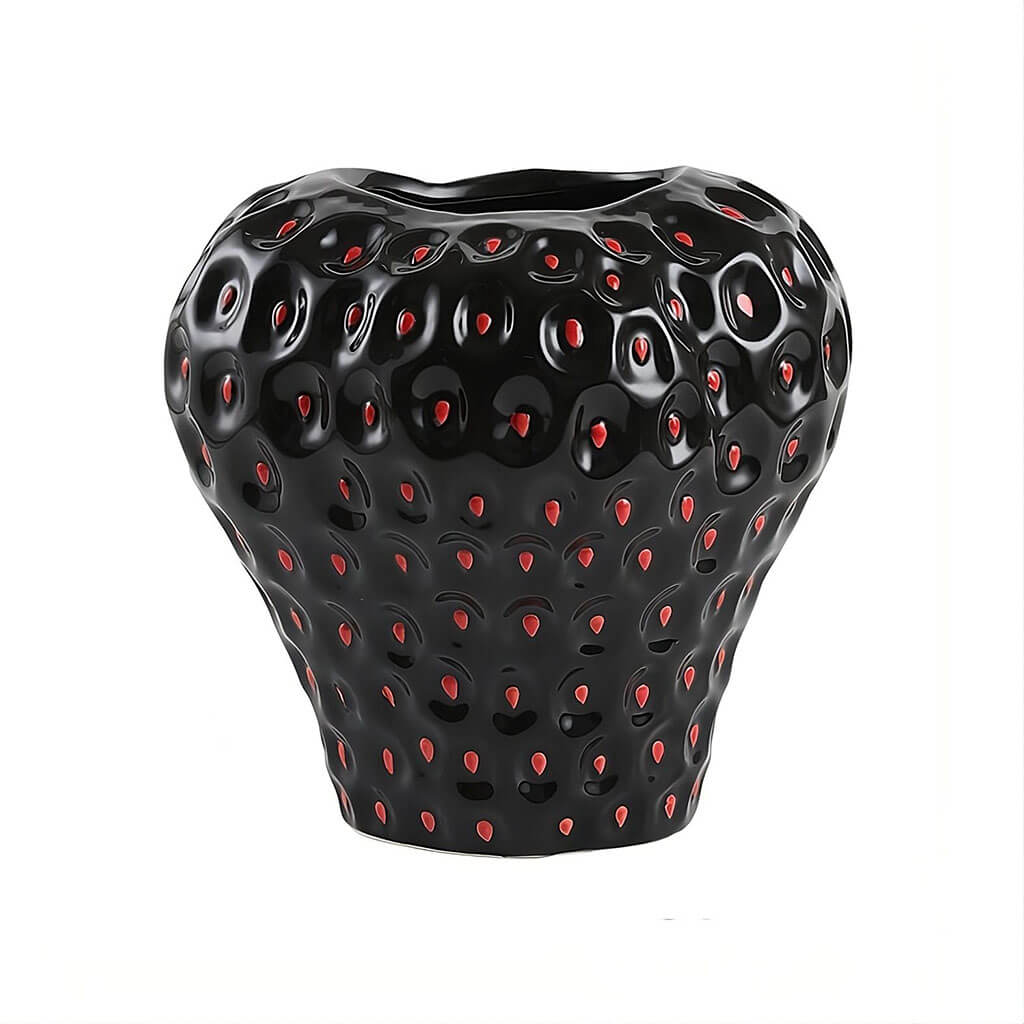 LZINA™ | Strawberry-structured ceramic vase