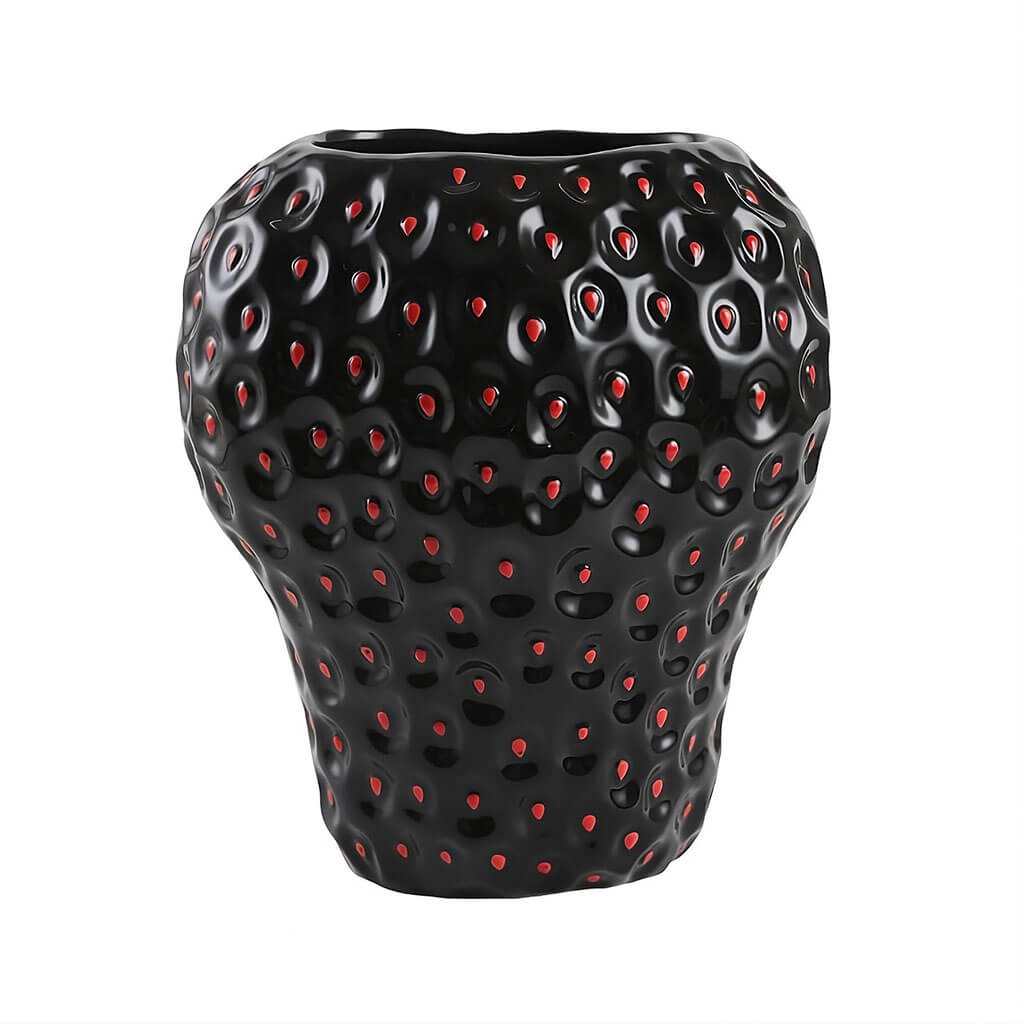 LZINA™ | Strawberry-structured ceramic vase