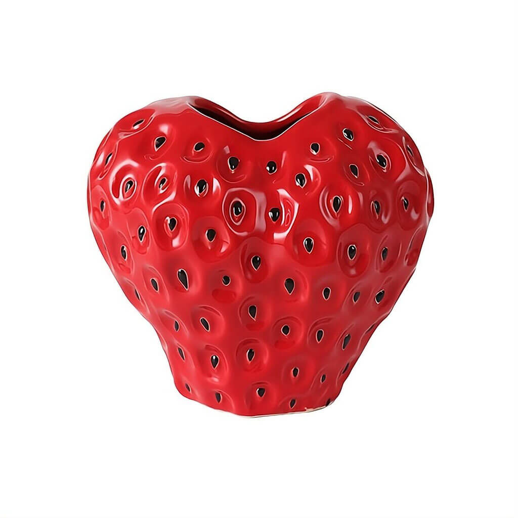 LZINA™ | Strawberry-structured ceramic vase