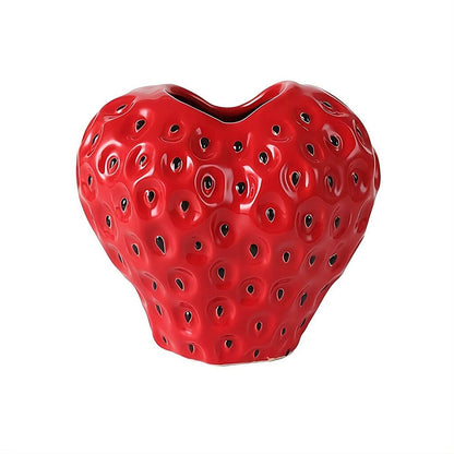 LZINA™ | Strawberry-structured ceramic vase