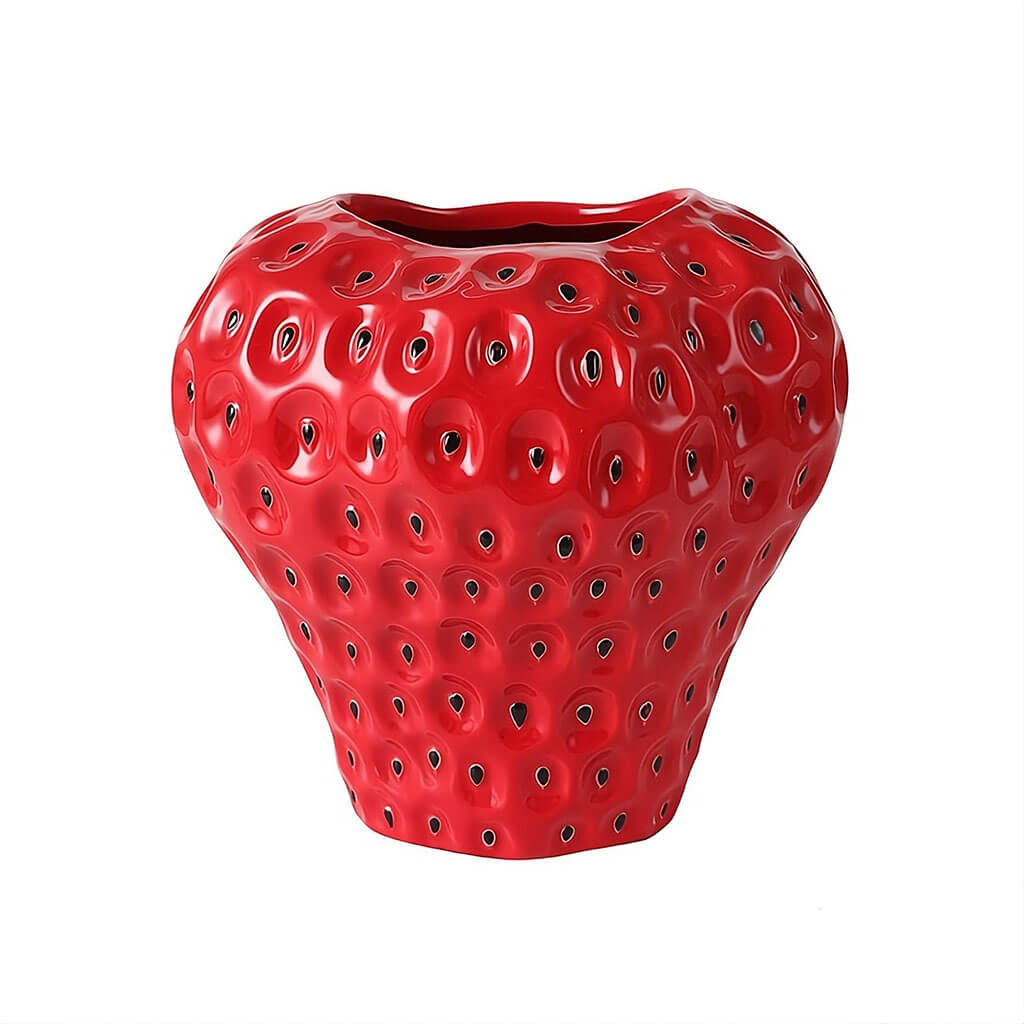 LZINA™ | Strawberry-structured ceramic vase