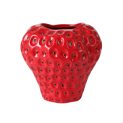 LZINA™ | Strawberry-structured ceramic vase