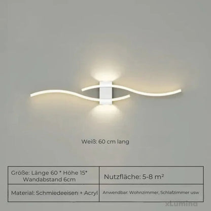BowLift Long Wall Light Band – Sleek LED Wall Accent Strip for Ambient Lighting