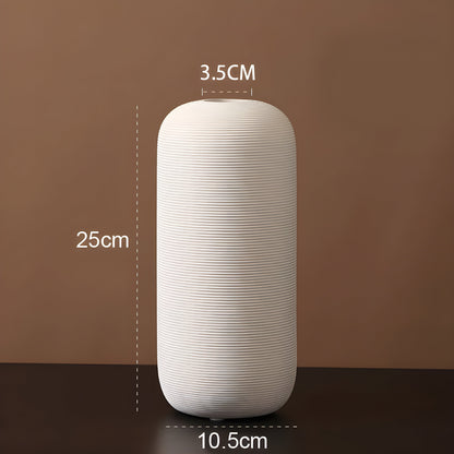 LZINA™ | Minimalistic Handcrafted Ceramic Zen Vase