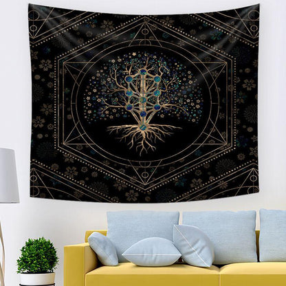 LZINA™ | Tree of Life Home Wall Tapestry - Elegant Dorm & Room Decoration