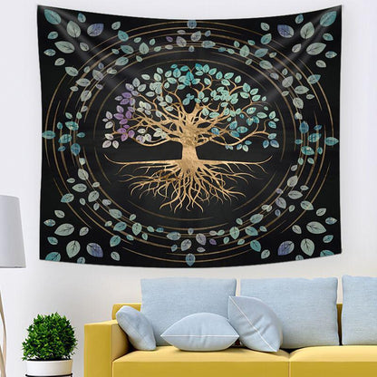 LZINA™ | Tree of Life Home Wall Tapestry - Elegant Dorm & Room Decoration