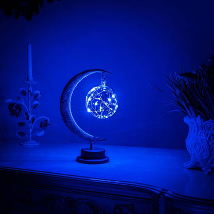 LZINA™ | LED Lunar Lamp - Enchanted Moon Night Light for Bedroom, Nursery & Home Decor