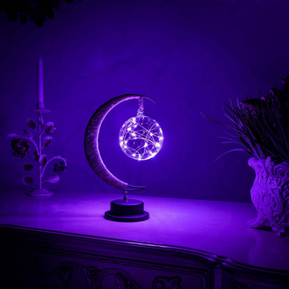 LZINA™ | LED Lunar Lamp - Enchanted Moon Night Light for Bedroom, Nursery & Home Decor