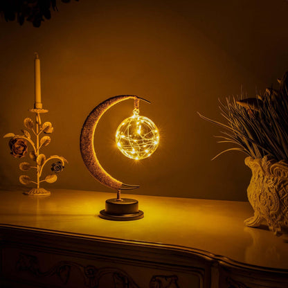 LZINA™ | Lunar Moon Lamp – A Cool, Enchanting Night Light | Bedrooms and Living Spaces