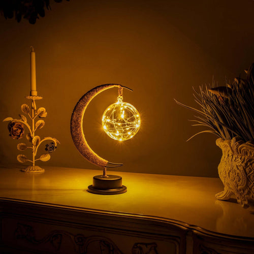 LZINA™ | Lunar Moon Lamp – A Cool, Enchanting Night Light | Bedrooms and Living Spaces