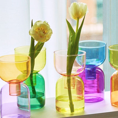 LZINA™ | Two-Piece Mini Bud Vase Terrarium Set