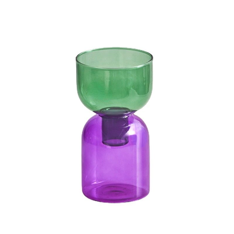 LZINA™ | Two-Piece Mini Bud Vase Terrarium Set