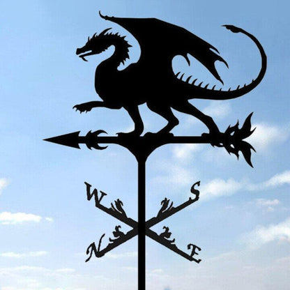 LZINA™ | Weather vane - Windy - Retro witch shape - Unique design