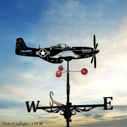 LZINA™ | Weather vane - Windy - Retro witch shape - Unique design