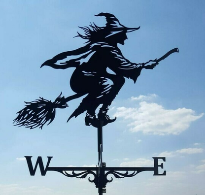 LZINA™ | Weather vane - Windy - Retro witch shape - Unique design