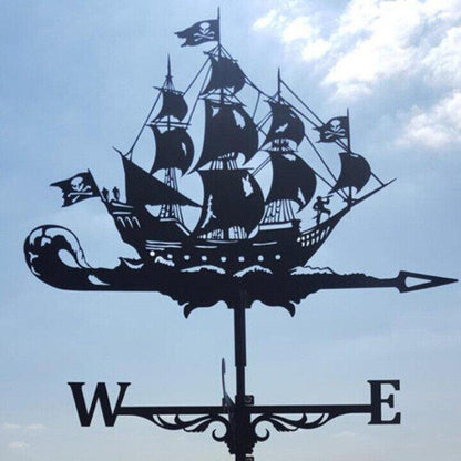 LZINA™ | Weather vane - Windy - Retro witch shape - Unique design