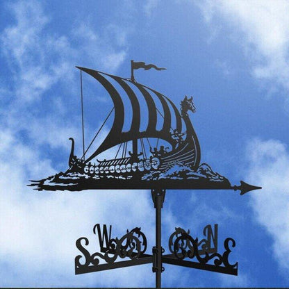 LZINA™ | Weather vane - Windy - Retro witch shape - Unique design