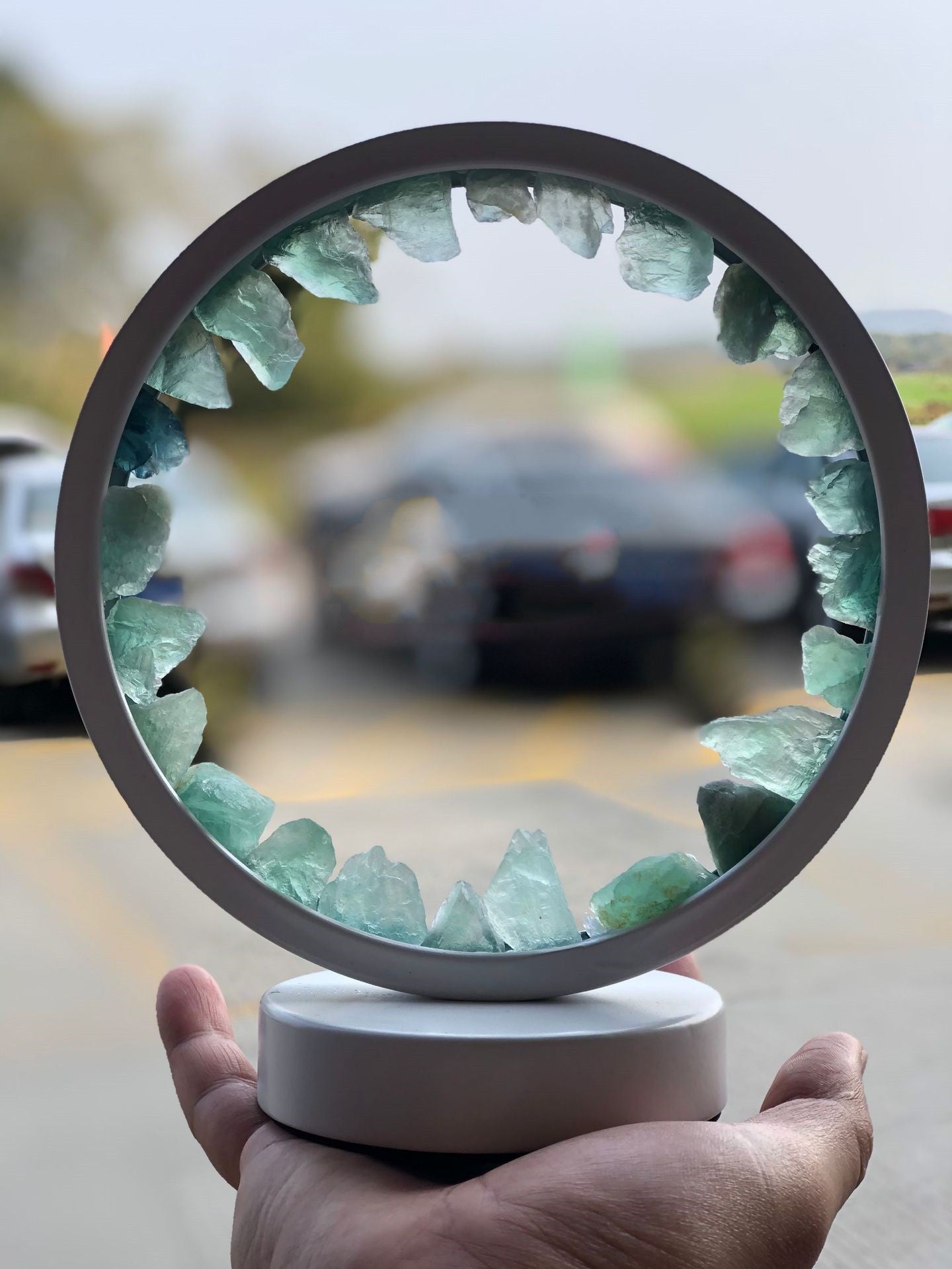 BowLift Healing Crystal Night Light — Soothing Glow for Tranquil Spaces