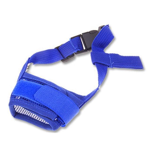LZINA™ | Pet Dog Adjustable Mask Bark Bite Mesh Mouth Muzzle Grooming Anti Stop Chewing