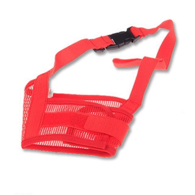 LZINA™ | Pet Dog Adjustable Mask Bark Bite Mesh Mouth Muzzle Grooming Anti Stop Chewing