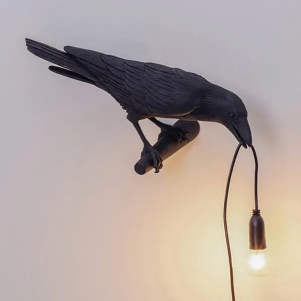 BowLift Creative Crow LED Wall Light - Innovative Ambient Accent Lamp