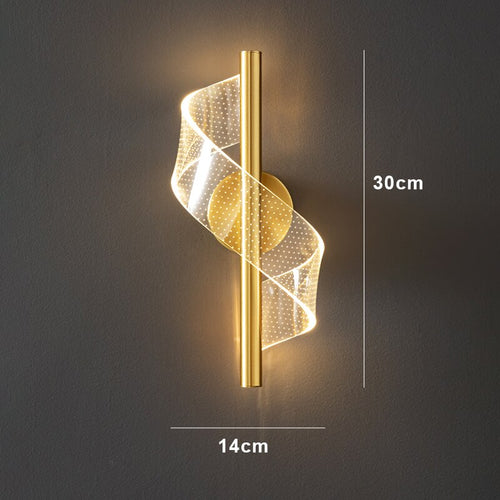 BowLift Luxury Glass Wall Lamp with Candle Holder – Elegant Glass Wall Sconce for Ambient Lighting