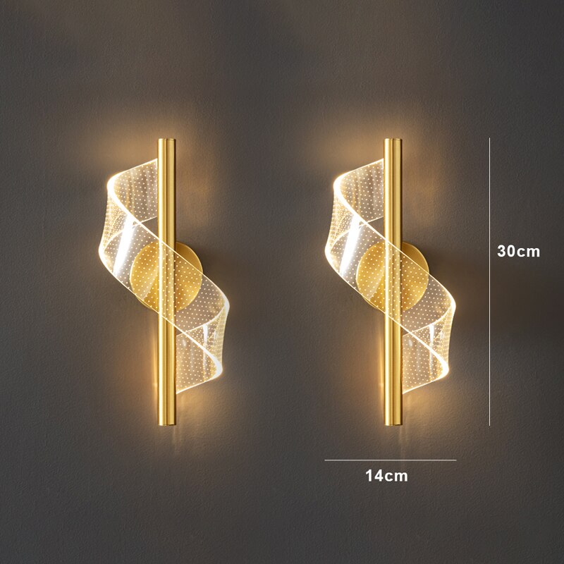 BowLift Luxury Glass Wall Lamp with Candle Holder – Elegant Glass Wall Sconce for Ambient Lighting