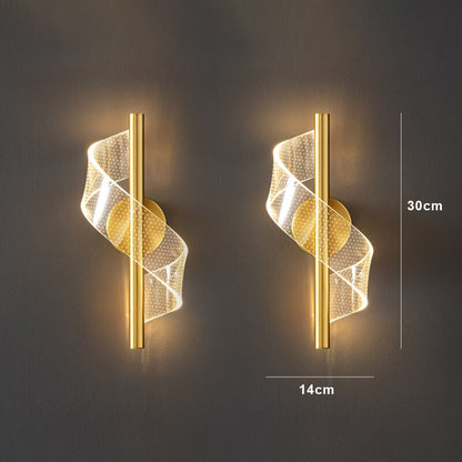 BowLift Luxury Glass Wall Lamp with Candle Holder – Elegant Glass Wall Sconce for Ambient Lighting