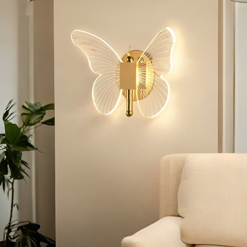 BowLift FloraVyne LED Wall Light – Elegant Butterfly-Shaped Lamp with 3 Lighting Modes and Energy-Saving Design