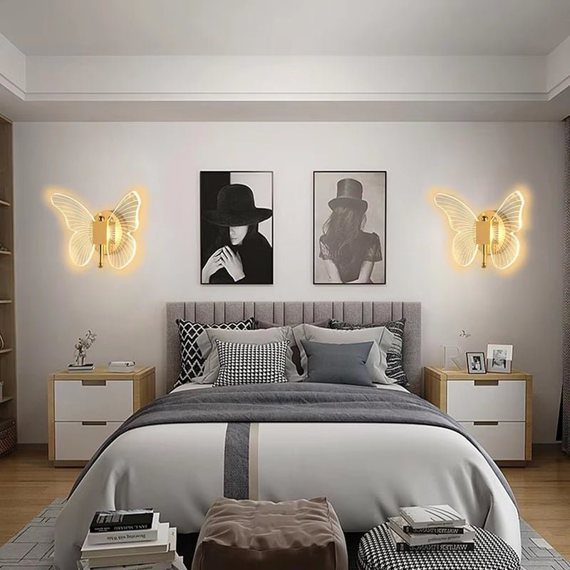 BowLift FloraVyne LED Wall Light – Elegant Butterfly-Shaped Lamp with 3 Lighting Modes and Energy-Saving Design