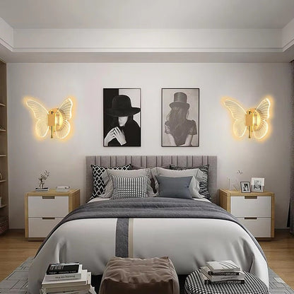 BowLift FloraVyne LED Wall Light – Elegant Butterfly-Shaped Lamp with 3 Lighting Modes and Energy-Saving Design